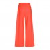 Xandres - Pali Losse broek rode katoen elastische tailleband.